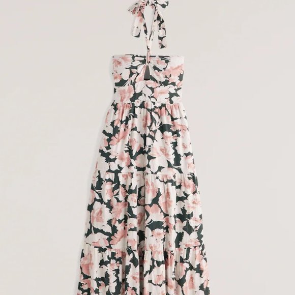 Abercrombie & Fitch Dresses & Skirts - XS Abercrombie & Fitch Knotted Halter Floral Maxi Dress